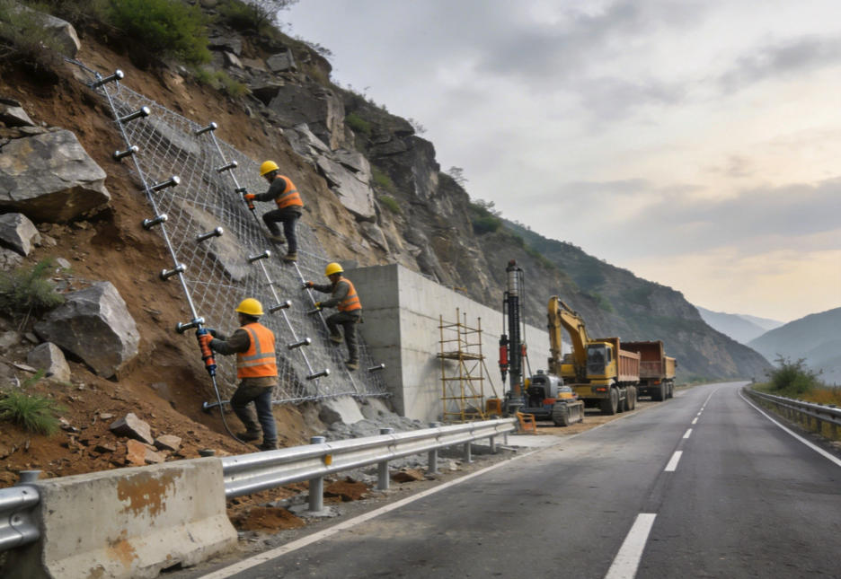 封开公路道路护坡